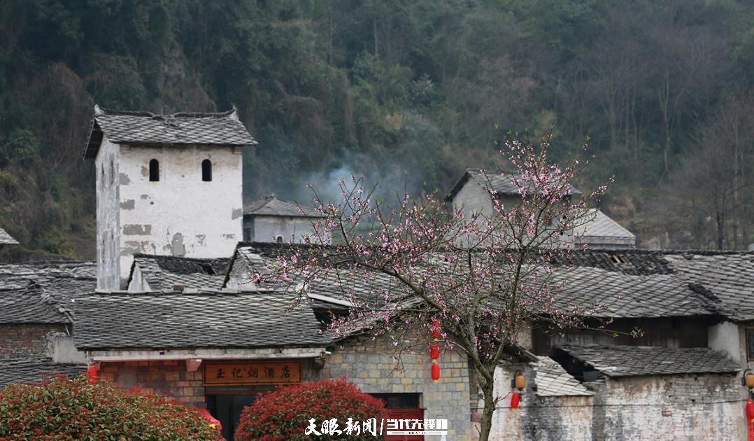 723326-貴州省安順市西秀區(qū)七眼橋鎮(zhèn)本寨村春日景觀。本寨村古建筑群村落是中國(guó)至今保存最完整的明初文化村落，至今已有600多年的歷史，其建筑特色和防御系統(tǒng)堪稱一絕。趙金芳攝_副本.jpg
